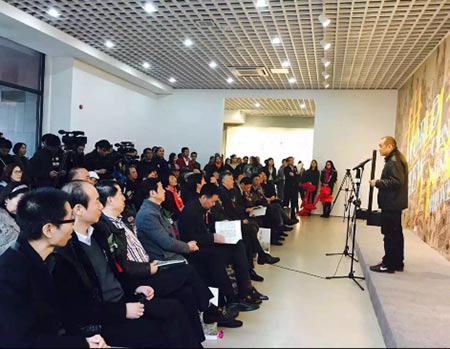 “世界觀—聶危谷中國畫展”再起航，南京大學(圖2)