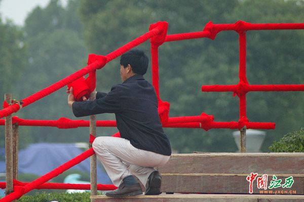 金雞百花電影節星光大道及看臺搭建近尾聲(組圖(圖3)